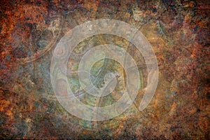 Grunge Steampunk Cogwheels Background