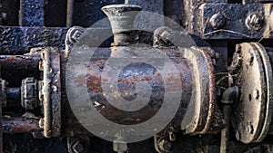 Grunge steampunk mechanical background