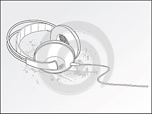 Grunge Stereo Headphones
