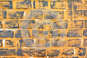 Grunge stonewall background and alternative construction material