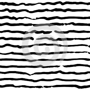 Grunge stripe seamless pattern. Black and white. Background for your design