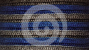 Grunge Stripes crochet fabric background
