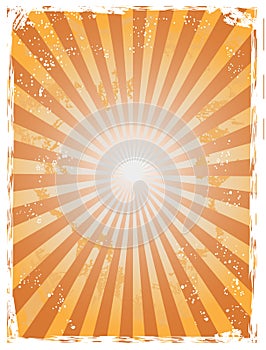 Grunge sunray background