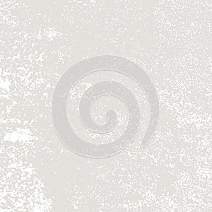 Grunge surface texture with dirty small spots, grit and noise. Abstract white background. Vector