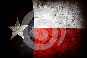 Grunge Texas flag