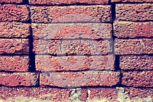Grunge Texture of Laterite stone wall