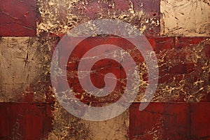 Grunge textured background, red and brown colors,  Copy space