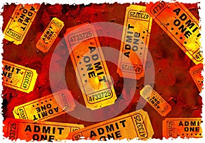 Grunge tickets