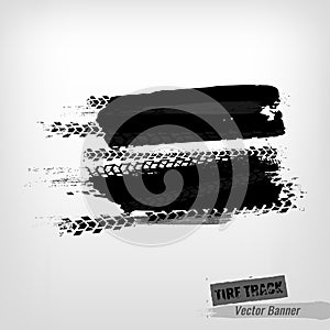 Grunge Tire Banner