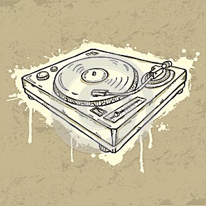 Grunge turntable