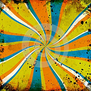 Grunge twirl background