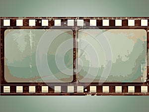 Grunge Vector Film Frame