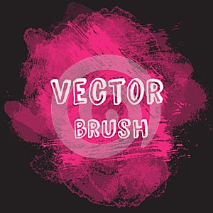 Grunge vector watercolor background. Vector brush. Hand-drawn illustration easy for your use.