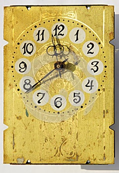 Grunge vintage clock-face
