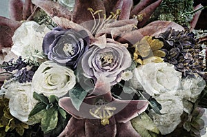 Grunge Vintage flower background/Romantic vintage flower backg