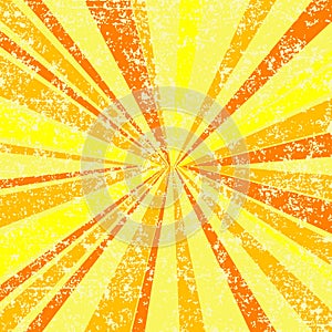 Grunge sun rays background