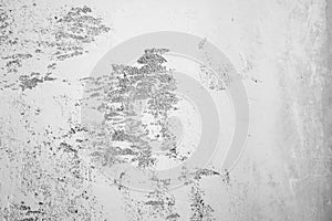 Grunge wall monochrome wet lime paint streaks background