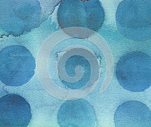 Grunge watercolor abstract background circles