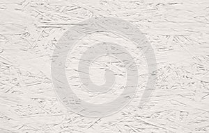 Grunge white Oriented Strand Board background texture photo