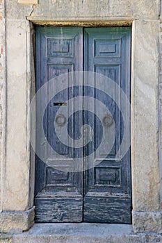 Grunge wooden door