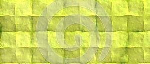 Grunge yellow lemon green watercolor splashed background