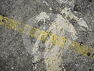 Grunge with Yellow Line Texture