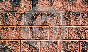 Grungre brown wall brick background