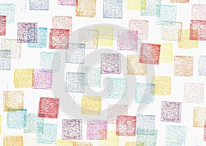 Grungy abstract background pattern with squares