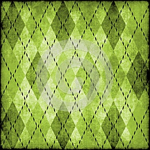 Grungy argyle pattern