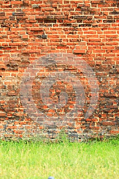 Grungy background of a brick wall texture