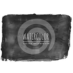 grungy black watercolor stain background