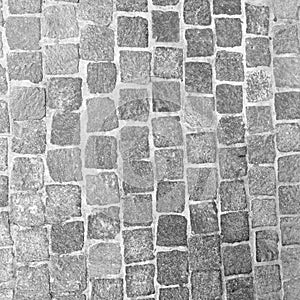 Grungy crackled and distressed stone brick cement background photo