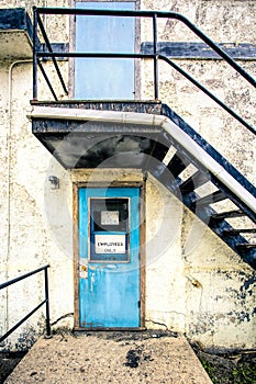 Grungy and decayed building