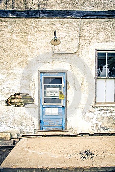 Grungy and decayed building