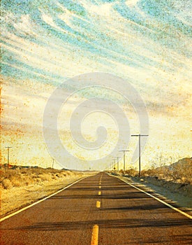 Grungy Desert Road