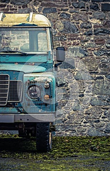 Grungy Farmyard Truck