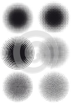 Grungy halftone dots