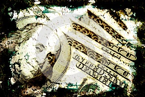 Grungy Money Background photo