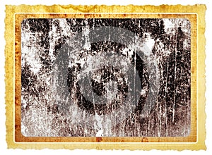 Grungy picture frame