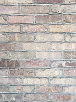 Grungy rustic brick wall background texture