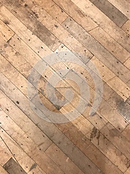 Grungy textured wooden floor