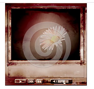Grungy web media player