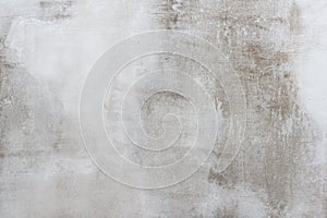 Grungy white concrete wall background