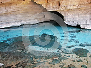 Gruta Azul (Blue Cave) in Chapada Diamantina, Brazil.