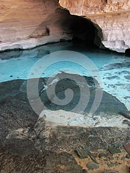 Gruta Azul (Blue Cave) in Chapada Diamantina, Brazil photo