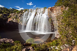 Gruta Waterfall - Serra da Canastra National Park - Delfinopolis