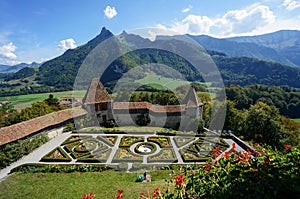 Gruyeres Castle Garden