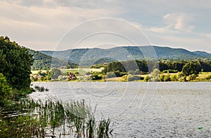 Gruza lake near the Kragujevac in Serbia photo