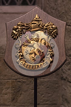 Gryffindor Coat of Arms in the Great Hall