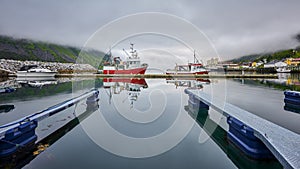 Gryllefjord, Norwey - Beautiful landscape of Norway, Scandinavia